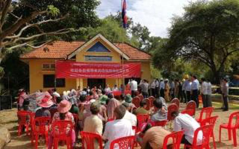 中國援建柬埔寨鄉(xiāng)村供水項(xiàng)目一期工程建成