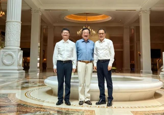 中國長安汽車集團董事長，拜訪任正非