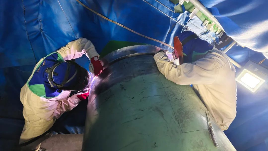 田灣核電站8號(hào)機(jī)組主管道焊接順利完成
