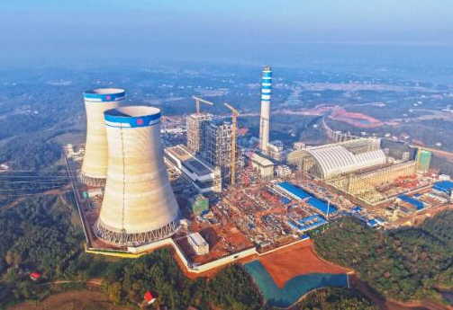 中國能建承建株洲百萬千瓦機(jī)組汽輪機(jī)扣蓋完成