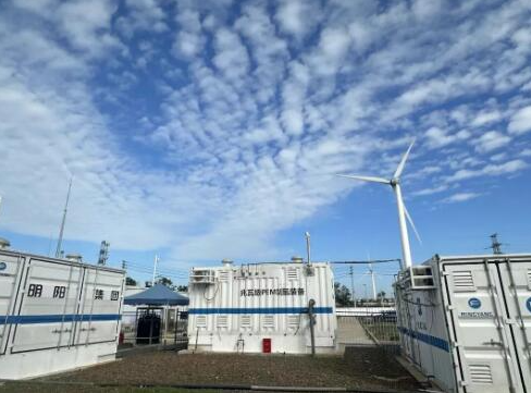 明陽(yáng)智能在海南完成首公斤海上風(fēng)電制氫驗(yàn)證